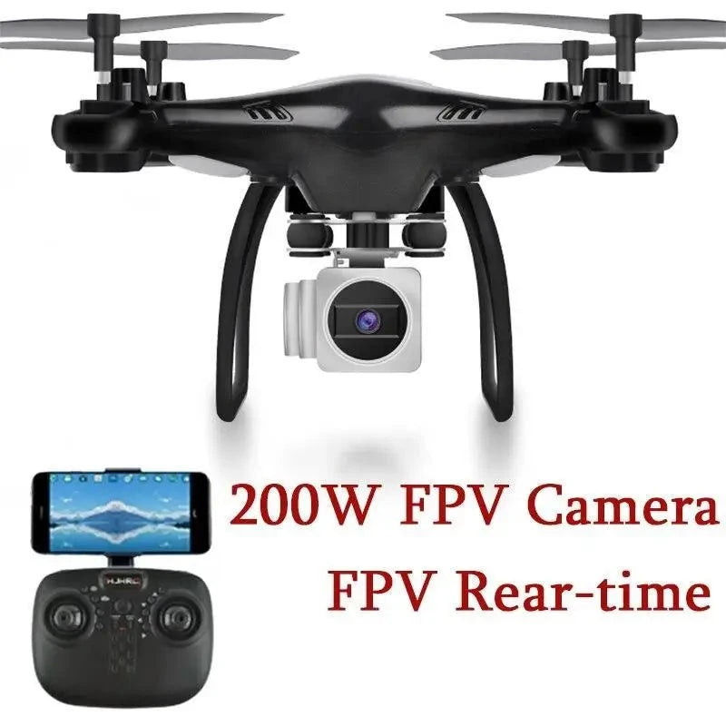 Wi-Fi Remote Control 1080P WIFI FPV Drone 200W HD Camera RC Quadcopter Drones Gift Toy